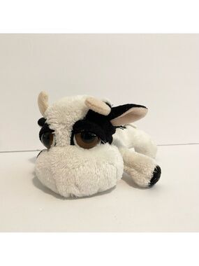 Lil Peepers Russ Berrie Charlie Cow Plush 5” Toy Stuffed Animal Jersey Barn Farm